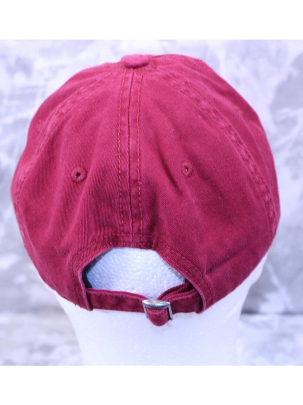 OSFA Harry Potter Hogwarts Alumni Adjustable Strapback Cap Hat Dark Red - Picture 7 of 8